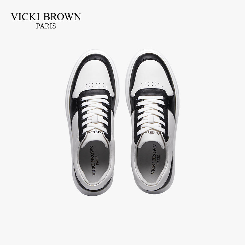 Wide Width Non-Slip Casual Skate Shoes White