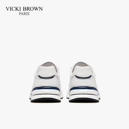 Logo Printed Casual Sneakers White