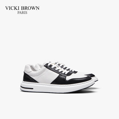 Wide Width Non-Slip Casual Skate Shoes White