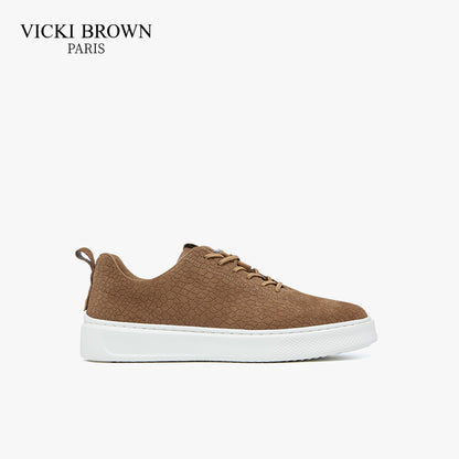 Cow Suede Skate Shoes Brown/Apricot/Grey