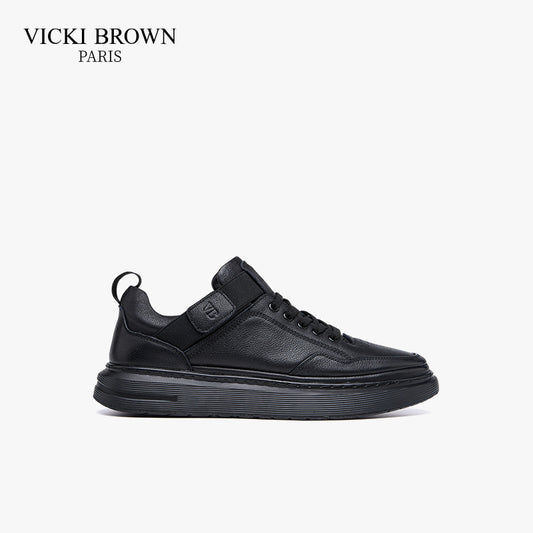 Leather Skate Shoes Black/Brown